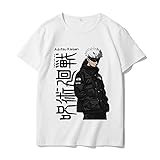 Jujutsu Kaisen T-Shirt Gojo Satoru T-Shirt Kurzarm Sommer-T-Shirt...