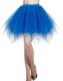 DRESSTELLS Damen Tüllrock 50er Rockabilly Petticoat Tutu Unterrock...