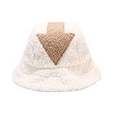 Stecto Avatar Appa Fischerhut, niedlicher Winter Lammwolle Fischerhut,...