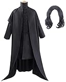 Liuyumin Erwachsene Professor Snape Cosplay Kostüm Schwarzer Zauberer...