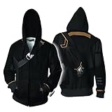 Yolada Herren-Kapuzenjacke Mit Reißverschluss Hawkeye 3D-Druck...