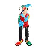 thematys Familienkostüm Harlekin Joker Narr Verkleidung für Kinder...