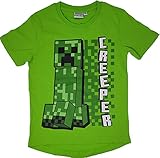 Minecraft Kinder & Babies T-Shirt schwarz/grün Bösewichte, Familie &...