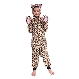 Sincere Party Vlies Katze Einteiler Kostüm Leopard-Katze Halloween...