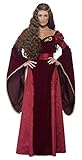 Smiffys 27877X1 - Medieval Queen Deluxe Kostüm mit Kleid Belt und...