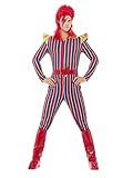 Smiffys 43858M Herren Weltraum Superstar Kostüm, Jumpsuit, Gürtel...