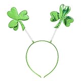 Widmann 1157E - Haarreif St. Patrick´s Day, mit 2 Kleeblattantennen,...