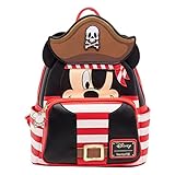Loungefly Disney Pirate Mickey Mouse Cosplay Rucksack, Mehrfarbig,...