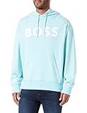 BOSS Men's WebasicHood Sweatshirt, Open Blue461, XL