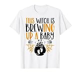 Diese Hexe braut ein Baby Halloween-Kostüm für Schwangere T-Shirt
