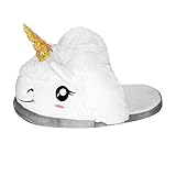 Einhorn Hausschuhe, Unicorn Slippers, Schlappen für Erwachsene/One...