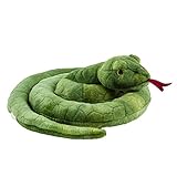 Kuscheltier Schlange grün 90 cm Plüschschlange Uni-Toys...