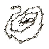 Amosfun Brieftasche Kette Punkrock Stil Schlüsselbund Jeans Loop...