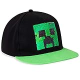 Minecraft Hut Für Kinder Cap Jungen | Mit Logo, Schwarz Und Pixelig...