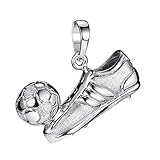 MATERIA Fussball Anhänger Herren Jungen - 925 Sterling-Silber...