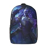 NIUXICH League of Legends Rucksäcke Kinder Illaoi Schulrucksack...