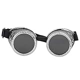Alomejor Steampunk Brille Steampunk Goth Cosplay Vintage Brille...