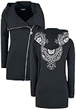 Supernatural Hunter Inside Frauen Kapuzenjacke schwarz L