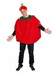 Festartikel Müller Unisex Kostüm Tomate Überwurf Karneval Fasching...