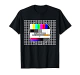 Testbild Sendepause 90er Party 80er Jahre Outfit Fan Kostüm T-Shirt