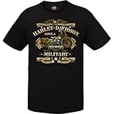 Harley-Davidson Military - Men's Graphic T-Shirt - Overseas Tour | War...