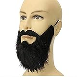 Ungfu Mall Masken, falscher Bart mit Schnurrbart, Maskerade und...