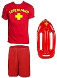 Coole-Fun-T-Shirts Lifeguard Schwimmboje Kostüm Rettungsschwimmer 3...