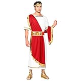 Widmann - Kostüm Römischer Kaiser, Tunika mit Schärpe, Gürtel,...