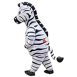 JASHKE Zebra Aufblasbares Kostüm Halloween-Kostüme für Erwachsene
