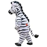 JASHKE Zebra Aufblasbares Kostüm Halloween-Kostüme für Erwachsene