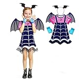 Vampirina Kostüm für Kinder Mädchen, Prinzessin Vampirina Kleid mit...