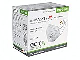 ECT FFP3 Masken CE Zertifiziert aus Deutschland - 20X FFP3 Maske (NR)...
