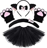 Tacobear Kostüm Katze Mädchen Tierkostüm Kinder mit Tutu Rock...