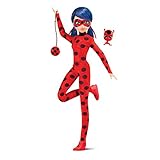 BANDAI Miraculous Puppe Ladybug Kwami und Cat Noir, 26 cm große...