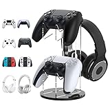 MoKo Game Controller Halter/Headset Ständer, 2 In 1 Acryl...