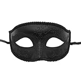 Lady of Luck Venezianische Funkelnd Mitternacht Schwarz Venetianische...