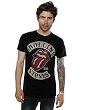 Rolling Stones Herren Tour 78 Mens Blk TS T-Shirt, Schwarz, X-Large