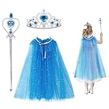 TAROME 3-teilige Prinzessin Kostüme Zubehör Mädchen Krone Kinder...