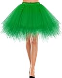 Damen und Mädchen Petticoat 50er Jahre Retro Tutu Tüllrock Ballet...