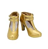 LINGCOS Fate Grand Order FGO Ereshkigal Cosplay Shoes Golden Boots...
