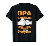 Opa und Enkelin Ihr Held Seine Prinzessin Großvater & Enkel T-Shirt