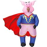 JASHKE Aufblasbares Kostüm Schwein Aufblasbare Kostüme Aufblasbare...