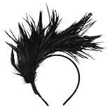 Norhogo 20er Jahre Feder Haarreif Kostüm Haarband, Hochzeit...