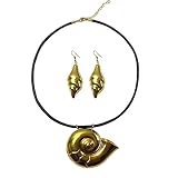 FVCENT Conch Necklace Earrings Set Octopus Sea Witch Pendant Necklace...