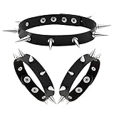 Manfnee Punk Gothic Armband Spike Niet Manschette Armreif Metall...