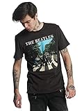 Amplified Herren The Beatles-Abbey Road T-Shirt, Grau (Charcoal Cc), L