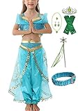 EMIN Mädchen Kinder Prinzessin Jasmine Aladdin Kostüm Verkleidung...