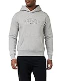 Tommy Hilfiger Herren Hoodie Curve Logo mit Kapuze, Grau (Light Grey...