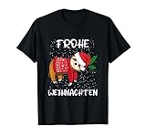 Faultier Weihnachtssweater Faule Frohe Weihnachten Faultier T-Shirt