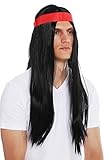 WIG ME UP - 7093-P103 Perücke Halloween Karneval Herren Damen 70s...